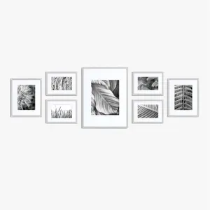 nielsen Felicity 7 Piece Gallery Set, Grey Aluminium