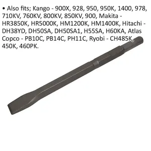 Kango 900 Demolition Breaker 35mm Chisel - 375mm Length for Heavy-Duty Performance