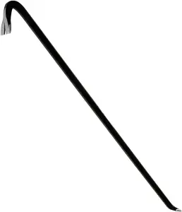 New 18 Inch Wrecking Bar Crow Lever Nail Strong Steel Swan Neck Builders Diy