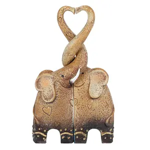 Elephant Family Figurine Decorative Set