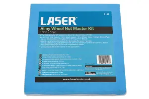 Laser Tools 7125 10pc Alloy Wheel Nut Master Kit 1/2" Drive