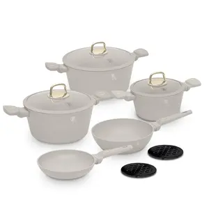 Berlinger Haus 10Pcs Sahara Aluminium Non Stick Induction Pots & Pans Cookware Set