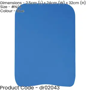 242x325mm Blue Swimming Pool Float - EVA Foam Kids Holiday Swim Practice Board