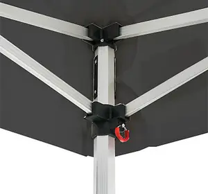 3m x 3m Extreme 40 Instant Shelter Pop Up Gazebos Frame & Canopy - Black