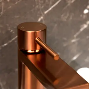 Flode Eslov Mono Basin Mixer Tap Copper