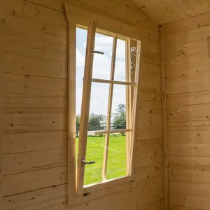 11 x 7 Ft. Shiplap Log Cabin