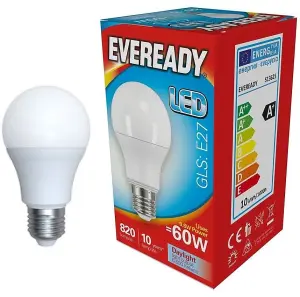 Eveready 8.2w ES 6500k Frosted GLS LED Light Bulb - Daylight