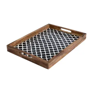 Penguin Home Moroccan Texture Serving Tray & Coasters Set