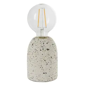 Luminosa Terrazzo 1 Light Table Light White (Base only), E27