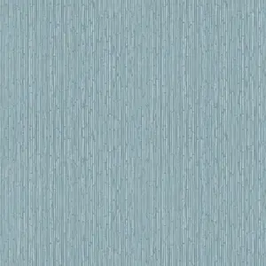 Galerie Into The Wild Blue Bamboo Stripe Wallpaper Roll