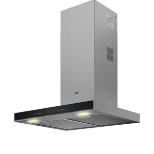 Beko BHCB66441BBH Stainless steel Box Cooker hood (W)59.8cm