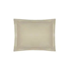 Belledorm Easycare Percale Oxford Pillowcase Mushroom (One Size)