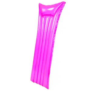 INFLATABLE WATER LOUNGER MAT - PINK