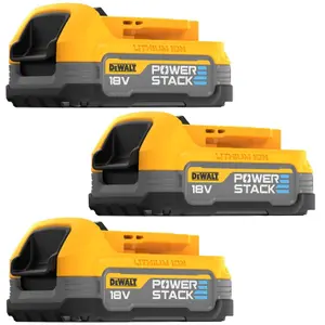 DeWalt DCBP034 18v Compact Powerstack Battery DCBP034-XJ - Triple Pack Batteries