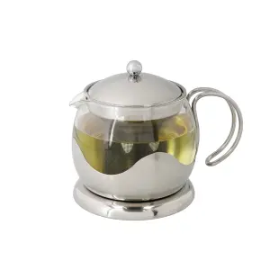 La Cafetire Le Teapot Glass Loose Leaf Teapot with Infuser