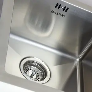 Astini Belfast 800 2.0 Bowl Brushed Stainless Steel Butler Kitchen Sink & Waste