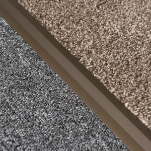 Anodised aluminium z edge carpet profile door floor bar trim 1000mm x 35mm c69 olive