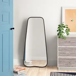 Ava Framed 121cm Full Length Mirror  Black