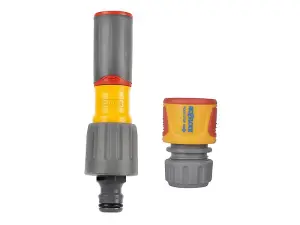 Hozelock - 3 in 1 Nozzle Plus & Aquastop -