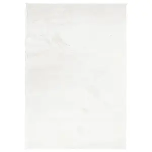 Rug OVIEDO Short Pile Cream 140x200 cm