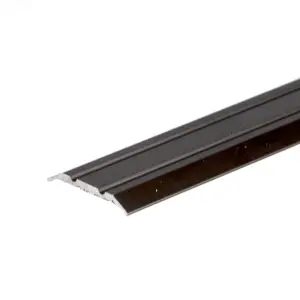 Anodised aluminium door floor bar edge trim threshold 930mm x 25mm a12 brown