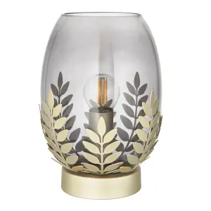 Jardin Floral gold effect Table lamp