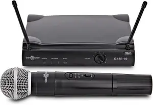 Single Handheld Wireless Microphone System By Gear4music