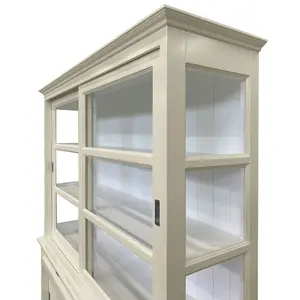 Stiles Display Cabinet Cream