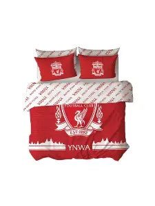 Liverpool FC Tone Double Panel Duvet and Pillowcase Set