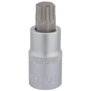 Draper T60 x 55mm 1/2" Square Drive Draper TX-STAR Socket Bit 16323