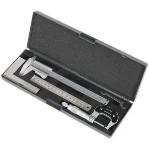 4 Piece Measuring Tool Set - Precision Measuring Instrument Kit - Storage Case