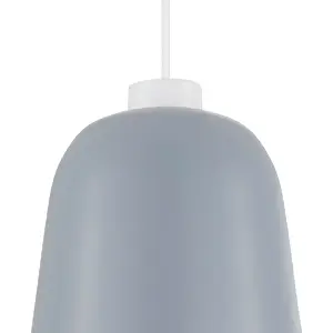 GoodHome Calume Light grey Bell Light shade (D)18cm