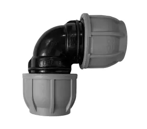 mdpe ELBOW compression fittings for water/irrigation mdpe water supply pipe  25mm