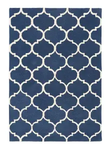 Blue Camel Luxurious Modern Geometric Handmade Rug For Living Room Bedroom & Dining Room-160cm X 230cm