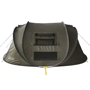 Tambu Acamp 3-4 Person Pop Up Tent Great for Festivals, Garden Camping and Beaches