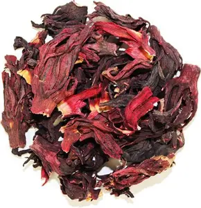 Organic Dried Hibiscus Flower - Whole Petals (Loose Tea) 125G