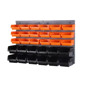 30 Piece Tool Storage Set with Wall Plates