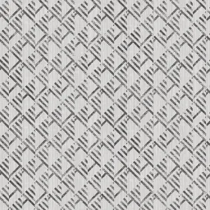 Galerie TexStyle Grey Geometric Block Flock Wallpaper Roll