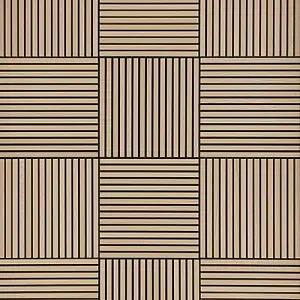 Naturewall SlatWall Mini Natural Oak - 60cm x 60cm - Pack of 4