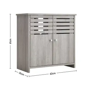 Wooden Freestanding Under Sink Storage Cabinet W 620 x D 310 x H 610 mm