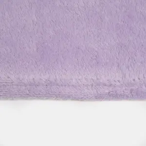 Ultra Soft Blanket Throw Warm Flannel Fleece, Lilac - 100 x 120cm