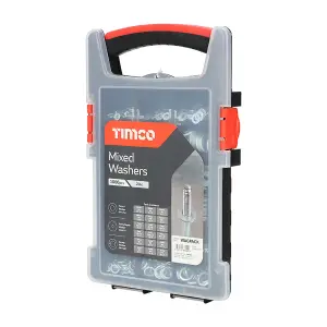 Timco - Mixed Washers Grab Pack - Zinc (Size 1000pcs - 1000 Pieces)