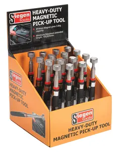 Sealey Heavy-Duty Magnetic Pick-Up Tool 3.6kg Capacity Display Box of 16 S0823DB