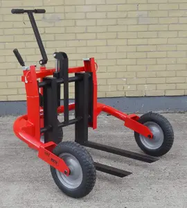 LiftMate Mini Heavy Duty Pallet Pump Truck for Rough Terrain, 500kg Capacity, Jack Trolley