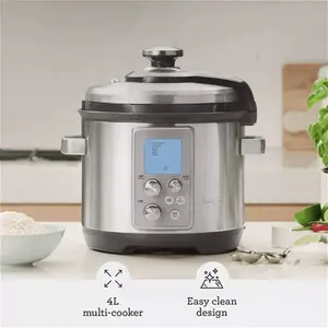 Sage BPR700BSS The Fast Slow Pro Slow Cooker, Brushed Metal