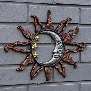 Woodside Sun Face Wall Art Sculpture Decoration