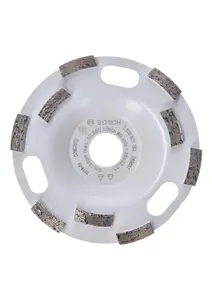 Bosch Professional Double Row Diamond Grinding Head for Concrete - High Speed, 125 x 22.23 x 5 mm Expert