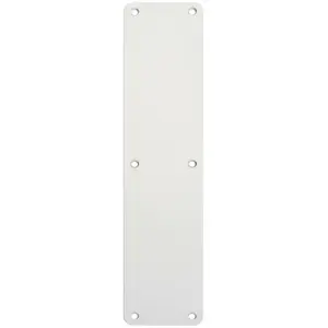 Plain Door Finger Plate 350 x 75mm Satin Anodised Aluminium Push Plate