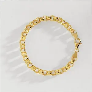 Revere Gold Plated Sterling Silver Belcher Bracelet