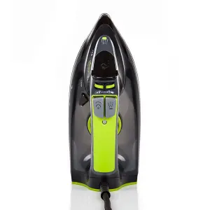 Minky Ergo Lite Steam Iron, Green, Black